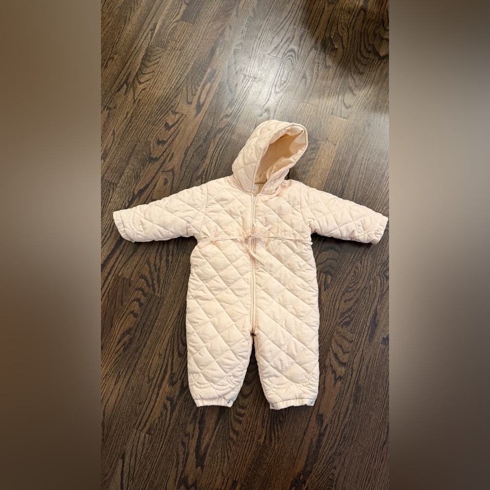 Jacadi Soft Cream Baby Snowsuit 18M